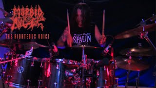 Scotty Fuller  Morbid Angel “The Righteous Voice“ Drum Playthrough [upl. by Anelyak]