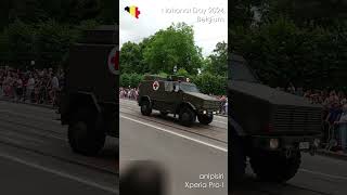 Shorts Celebrate Belgium  National Day 2024 Military and Civil Parade Emer Medical Department [upl. by Medrek]