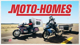 Motorcycle Motorhomes Honda Gold Wing vs Suzuki GSXR1000  CTXP [upl. by Nilrak]