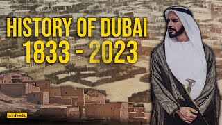 Dubai 1833 to 2023  Evolution of the Dubai  Dubai History  Dubai Documentary  Info Feeds [upl. by Elvie]