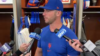 Pete Alonso Reacts to Opening Day Jeff McNeilRhys Hoskins Situation [upl. by Colon]