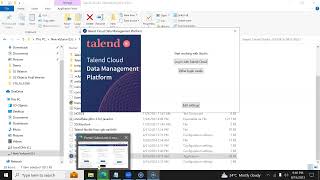 Talend Cloud setup Download Talend Studio [upl. by Giarc]