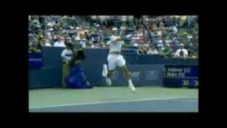 Service and Forehand by Federer Slow motion [upl. by Linus]