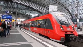 Züge am Hauptbahnhof Berlin SBahn  DBBahn [upl. by Fred387]