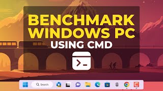 Windows 11 Tutorial How to Benchmark windows using CMD [upl. by Nnodnarb]