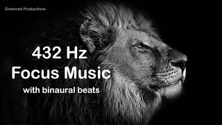 Deep Focus Music with 432 Hz Tuning and Binaural Beats for Concentration  Study Music [upl. by Hoye]