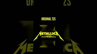 Metallica  Inamorata tone comparison 72 Seasons vs The black Album [upl. by Anrak]