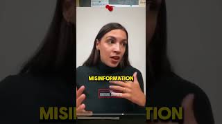 AOC Pushes Media Censorship Under the Guise of Disinformation [upl. by Supple]