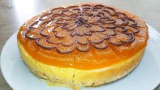 BEST EVER MANGO CHEESECAKE RECIPE 🥭 🤩🤩  EGGLESS MANGO CAKE AT HOME [upl. by Jary657]