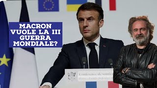 Le dichiarazioni di Macron verso la III guerra mondiale [upl. by Ardnasela]