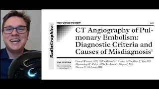 Angiotomografia na embolia pulmonar  RadioCast 01 [upl. by Navonoj]