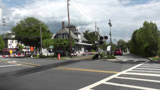 NJ Transit GP40 4202 leads the Express through Hillsdale in HD [upl. by Matthus951]