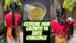 14 Days Extreme Hair Growth Challenge  Strongest Ingredient to Grow Hair Faster  longer amp thicker [upl. by Aubree164]