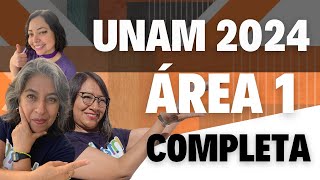 GUÍA UNAM 2024 ÁREA 1 ¡TODA LA GUÍA COMPLETA EXPLICADA [upl. by Attiuqahs]