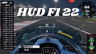 ✅ HUD F1 22 ✅ HOW TO INSTALL LEADERBOARD  FREE AND EASY [upl. by Heidi]