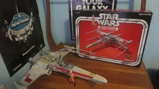 Bigg Darklighters Vintage Collection Xwing Figher 2013 Toys R Us Exclusive review [upl. by Eliseo927]