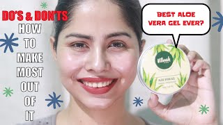 Best Aloe Vera Gel VILVAH ALOE VERA GEL REVIEW [upl. by Rahal]