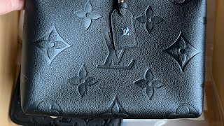 Lv carryall PM in black empreinte leather ultimate version [upl. by Brody474]