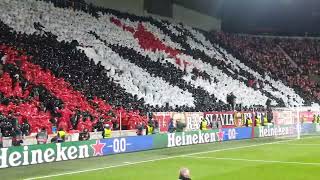 Slavia Prague vs Servette 40 Slavia fans a new original choreography UEFA Europa League 2023 [upl. by Ssilem]