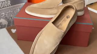 Step into Luxury Unboxing Loro Piana Men’s Loafers [upl. by Onaicram]