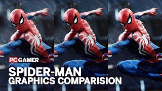 SpiderMan PC vs PS5 vs PS4 Graphics Comparision 4K 60FPS [upl. by Akcebar]