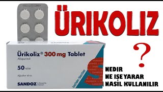 ÜRİKOLİZ Allopurinol  Nedir Niçin Kullanılır Nasıl Kullanılır Yan Etkileri Nelerdir [upl. by Collette]