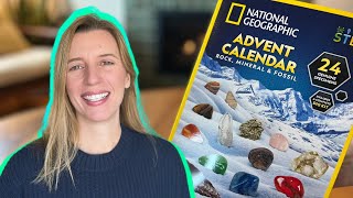 Bring On STEM with the National Geographic Rock Advent Calendar [upl. by Lanfri357]