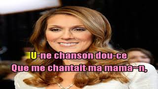 Céline Dion amp H Salvador Une Chanson Douce Le Loup La Biche Et Le Chevalier Création JP Karaoké [upl. by Pendergast440]