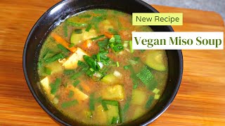 Easy Miso Soup Recipe  Indian Miso Soup Recipe  Vegan Miso Soup [upl. by Karylin]