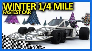 Forza Horizon 5  FASTEST Winter Drag Car [upl. by Yran171]