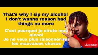 ALCOHOL  JOEBOY LYRICS TRADUCTION FRANÇAISE [upl. by Sabian25]