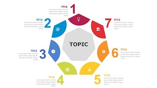 Create 7 Steps Infographic Slide in PowerPoint Tutorial No 853 [upl. by Nasar]