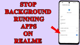 How To Stop Background Data Usage Of Any App In Xiaomi Redmi Phone [upl. by Eilyk850]