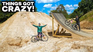 ABSOLUTELY SENDING IT ON THIS NEW MTB BOOTER [upl. by Assyla]