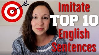 How to Pronounce TOP 10 English Sentences [upl. by Eiboj]