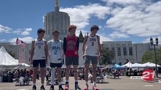 Local boys take Hoopla in Salem [upl. by Ynehteb773]