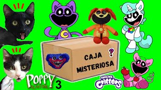 Caja misteriosa de Poppy Playtime 3 vs Catnap y todos los smiling critters con gatos Luna y Estrella [upl. by Ttelrahc]