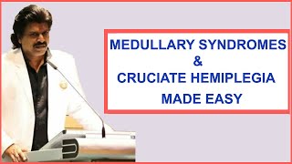 MEDULLARY SYNDROMES amp CRUCIATE HEMIPLEGIA MADE EASY [upl. by Aznaed544]