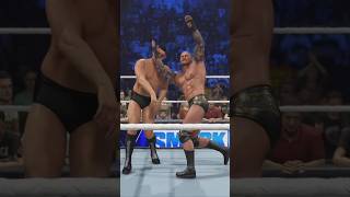 Randy amp Gunter shorts wwe wrestling smackdown wweraw randyorton romanreigns wwe2k24 [upl. by Biegel]