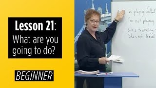 Beginner Levels  Lesson 21 What are you going to do [upl. by Gayel859]