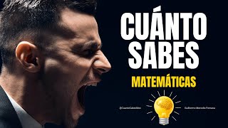 Cuánto sabes de MATEMÁTICAS avanzadas Descúbrelo aquíAquí te retamoscuánto sabes de MATEMÁTICAS [upl. by Thury300]