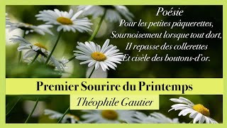 Poésie  Premier sourire de printemps  Théophile GAUTIER  French Poetry [upl. by Eixel]