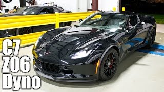 C7 Z06 Corvette  Stock Dyno  572rwhp [upl. by Aicenad]