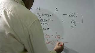 Find the frequency at which the capacitive reactance of a 10 μF capacitor equals the inductive [upl. by Lane]