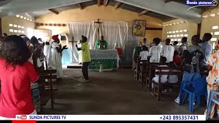 RELIGION CATHOLIQUE le Père ANICET de la SMA a celebré la messe à Nganda PIO  KINSHHASA [upl. by Esinrahs258]