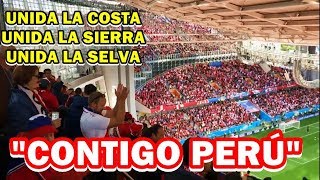 ¡Emocionante el quotCONTIGO PERÚquot antes del partido con Francia¡Arriba Perú Carajo [upl. by Cort]