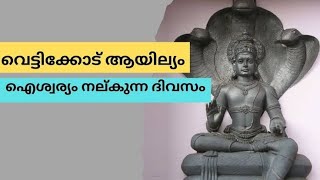 വെട്ടിക്കോട് നാഗരാജാ ക്ഷേത്രം കന്നി ആയില്ല്യം പ്രധാനം [upl. by Houghton]