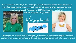 Fit Fridays New collab with Wanda Mayeux Fitness Coach and Author [upl. by Eednac]