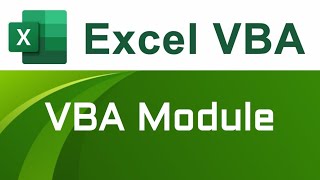 VBA Module  VBA Basics [upl. by Nirraj201]