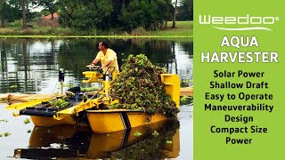 Best Aquatic Weed Harvester  Weedoo Aquaharvester [upl. by Port]